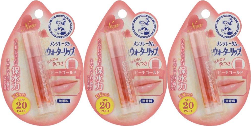 

Mentholatum Water Lip Peach Gold Набор из 3 шт. 4,5 г