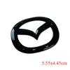 for  Plastic Car Front Trunk Emblem Mazda CX-5 CX5 Steering Wheel Badge 3D Body Replaced Sticker Rear Tail Refitting Decoration k2