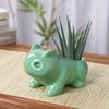 Plant Pot Frog Design Window Sill Ornaments Ceramic Succulent Pot Home Decor