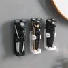 Razor Holder Storage Hook Electronic Toothbrush Holder Wall Mounted Bathroom Accessories Shaver Shelf Punch Free Razor Rack