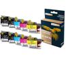 Ink Cartridges - QUALITONER - LC3219XL - Black (x4) - Cyan (x2) - Magenta (x2) - Yellow (x2)