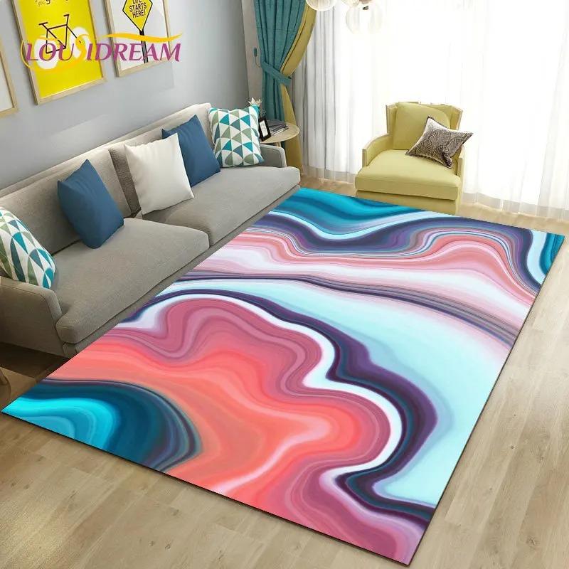 Marble Pattern Large Area Carpet Advanced Feeling Living Room Bedroom Sofa Kitchen Rug Doormat Decoration Non-slip Floor Mat