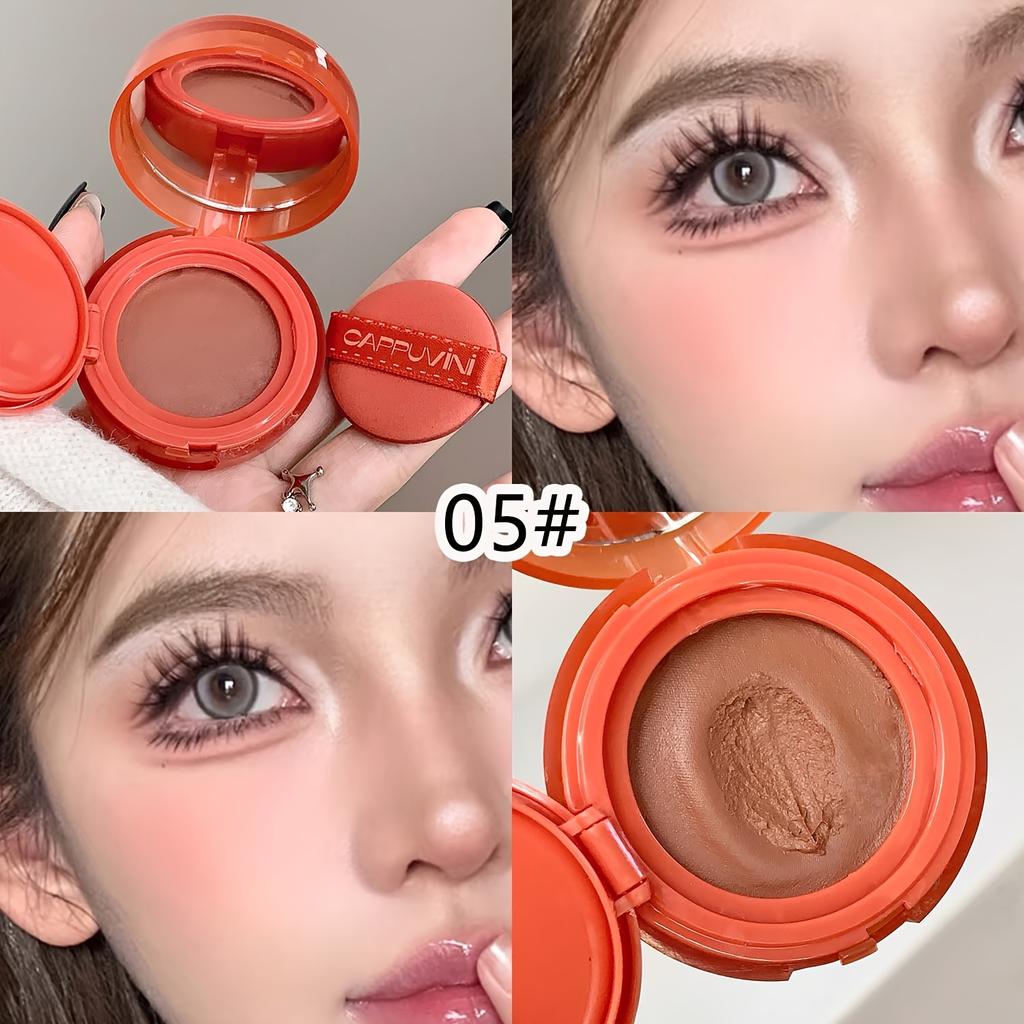 Soft Smooth Blush Cream Mud Rosa Rose Lysende Langvarig Fuktighetsgivende Kinnfarge Ansiktsrødt Høy Pigment