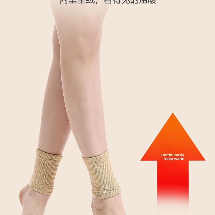 Thickened Gold Velvet Long Cold Protection Calf Comfortable Warm Short Ankle Protection Cycling Ankle Socks Knitted Antifreeze