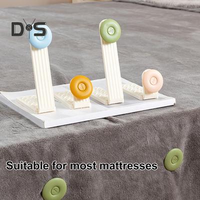 4 Stück Bettlakenhalter, Spannbettlakenschnallen, Matratzenseiten-Befestigungsschnallen für Bettlaken, halten Bettlaken fest und straff, für alle Matratzengrößen