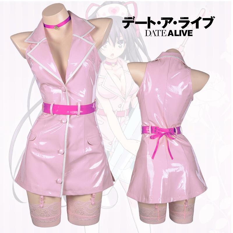 A Date Live Yatogami Tohka Halloween Cosplay Dress Party Outfit Roleplay Event