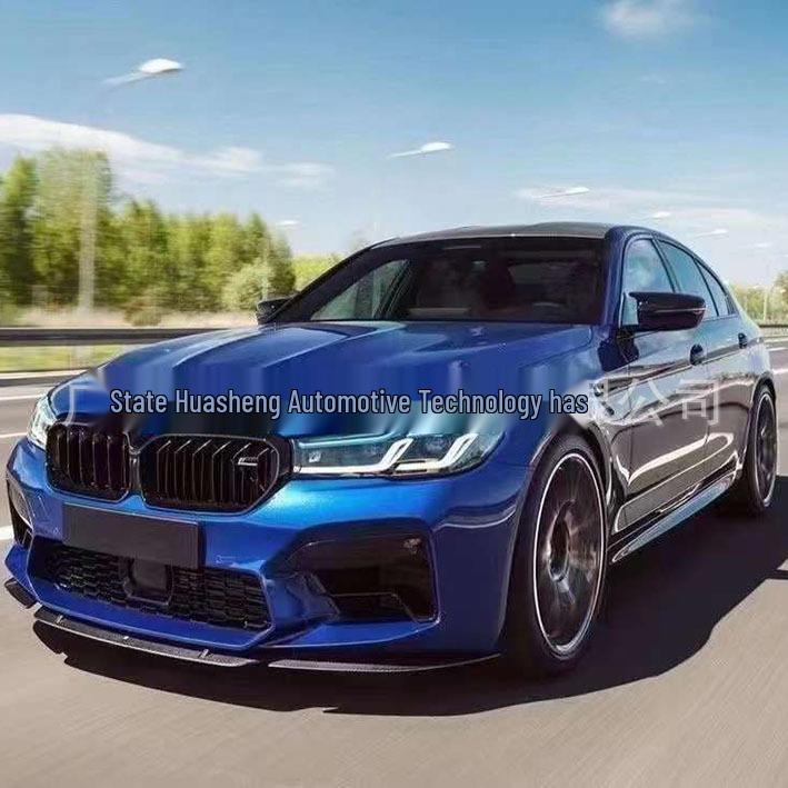 Carbon Fiber Front Lip for BMW 5 Series F90 M5 - Three-Stage Design