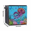 Beautiful Jellyfish 5D Diamond Painting Storage Basket Full Round Drill Mosaic Diamond Embroidery Cross Stitch Kits Home Decor Home Decor