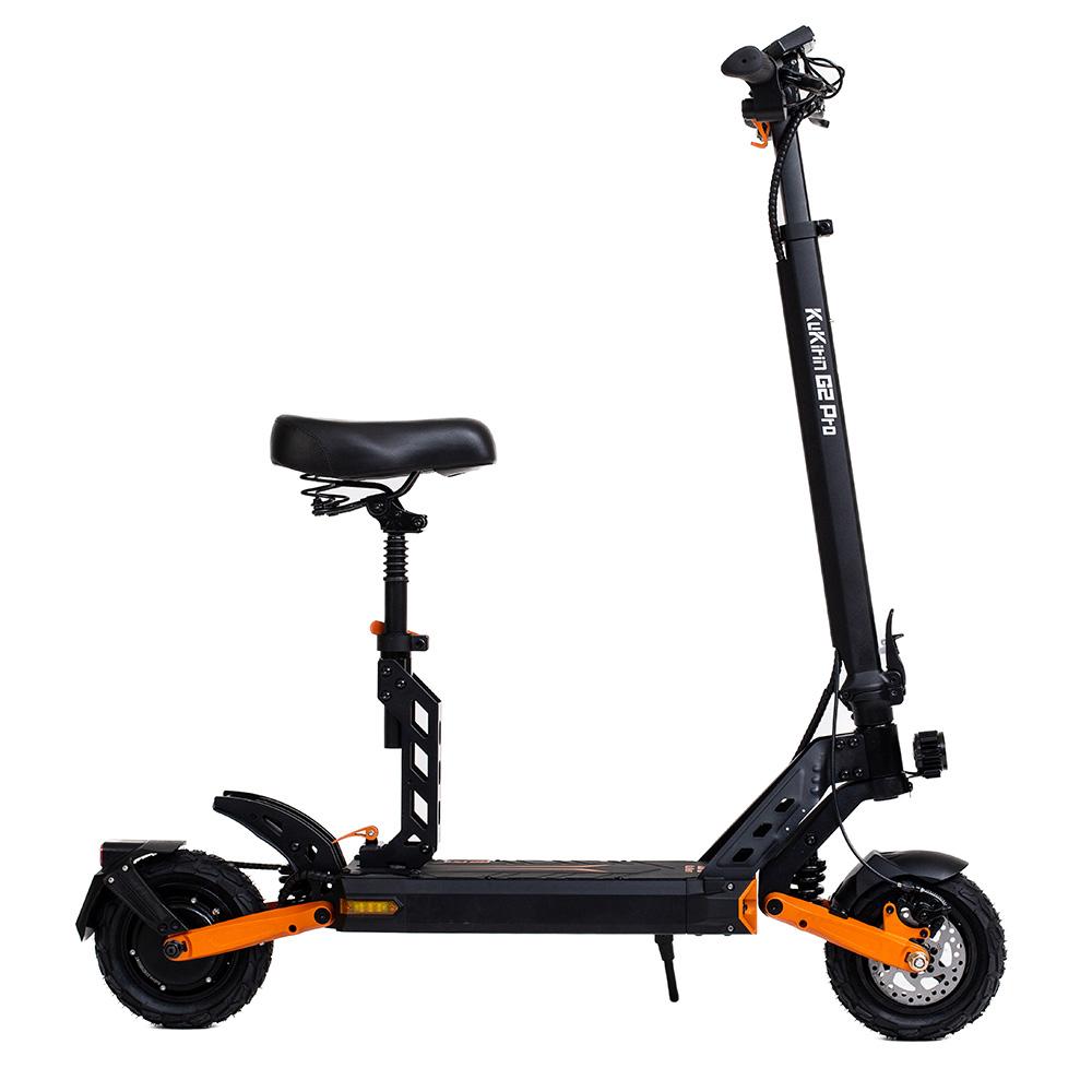 KuKirin G2 Pro Long-Range Electric Scooters 600W Hall Sensor Brushless DC Motor Front and Rear Dual Spring Shock Absorbers 48V 15.6Ah