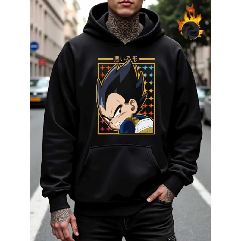 

Work From Home & Weekend Trips, Breathable & Versatile, Men s Relaxed Fit Hooded Sweatshirt XXL чорний