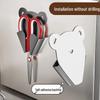 Adhesive Wall-Mount Scissors Holder for Kitchen Refrigerator