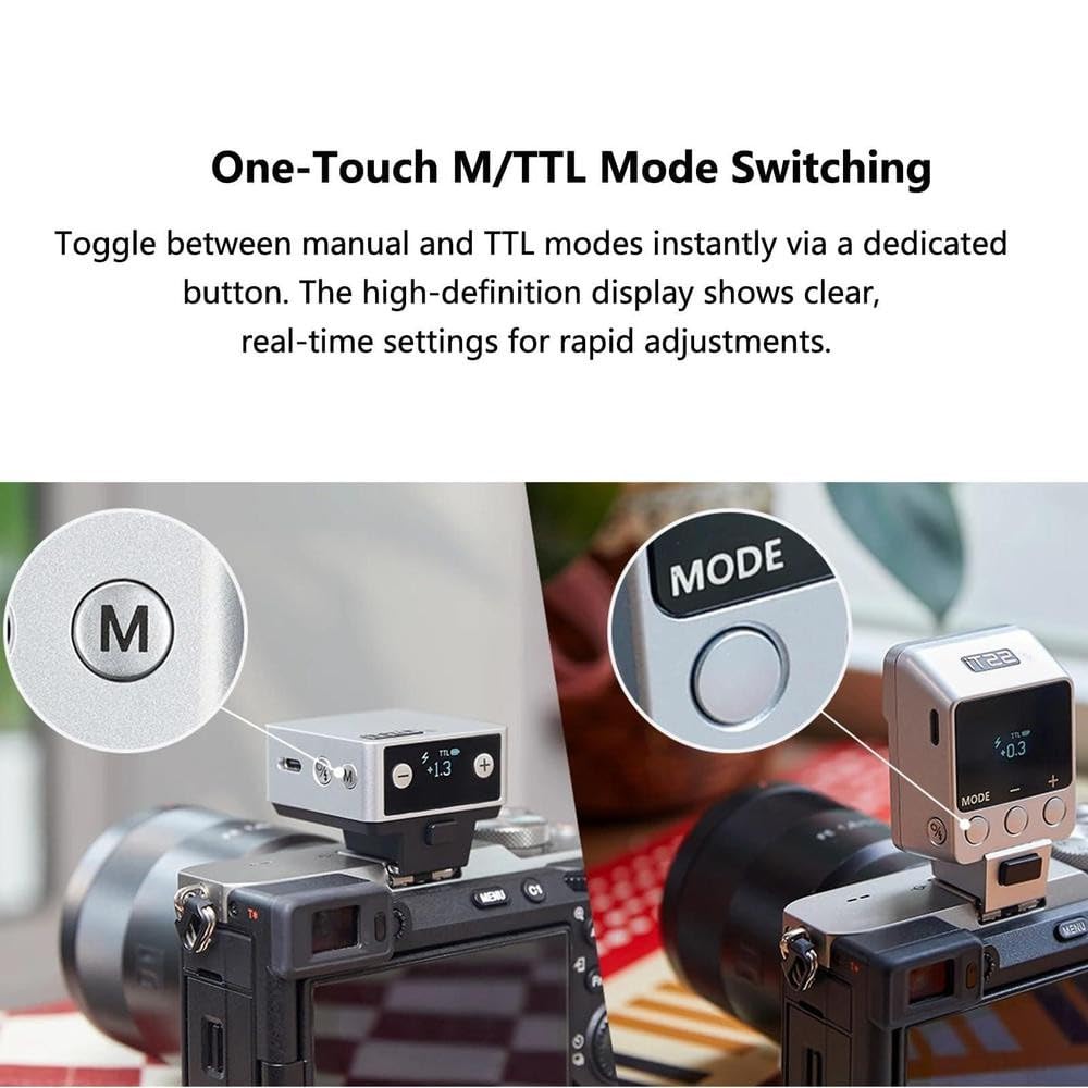 Godox IT20N Camera Flash for 45g Ultra Magnetic Second Recycle Precise Power Control Nikon, Compact, One-Touch M/TTL, Accessory, 700+ Flashes, 1.5 &