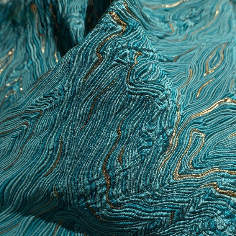 Jacquard Fabric Oil Painting Brocade Weaving Clothing Designer Apparel Sewing Fabric Wholesale Cloth Diy Sewing Material