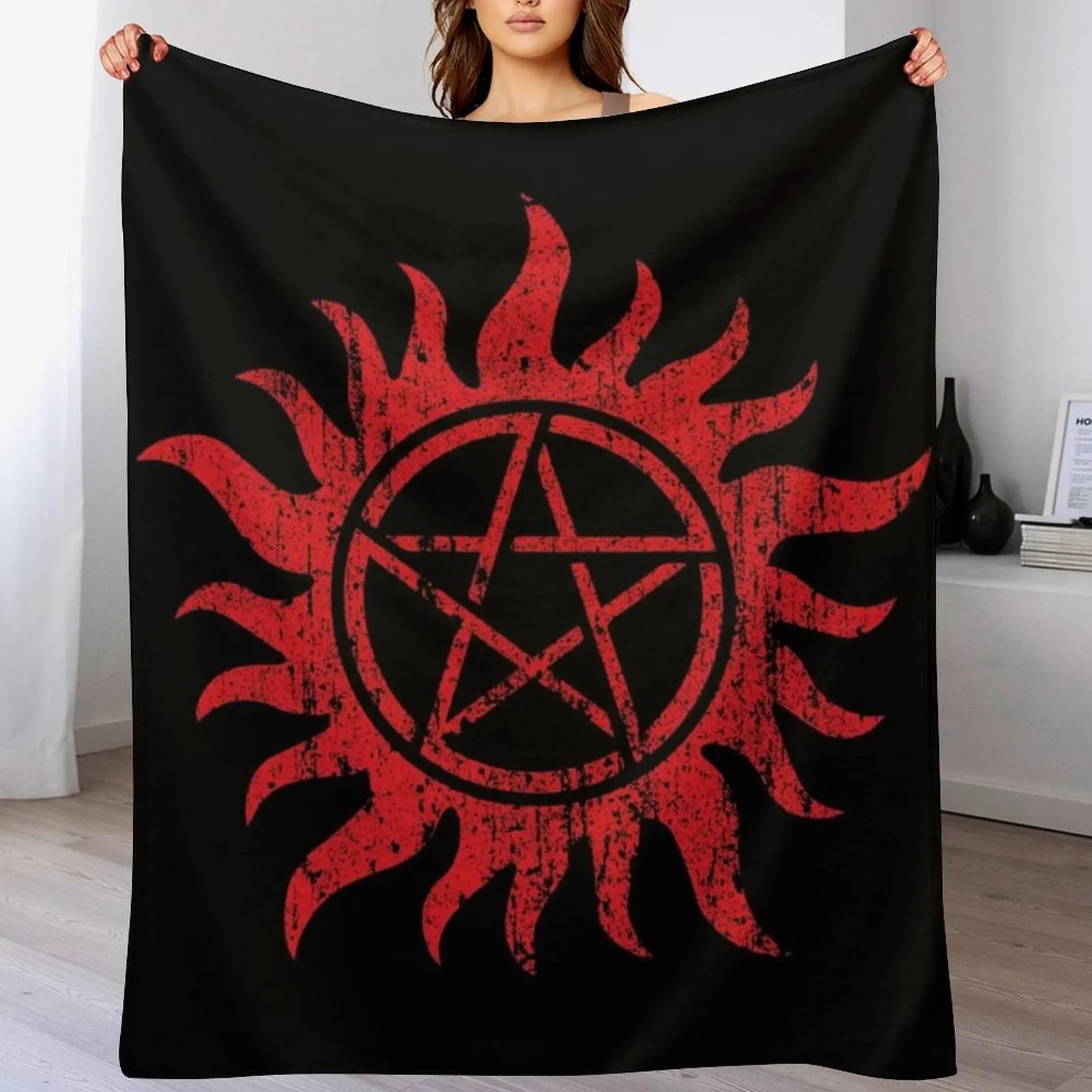 

Winchester Symbol Throw Blanket Cozy Home Blanket Gift for Christmas Holiday 102x76cm(40x30in)