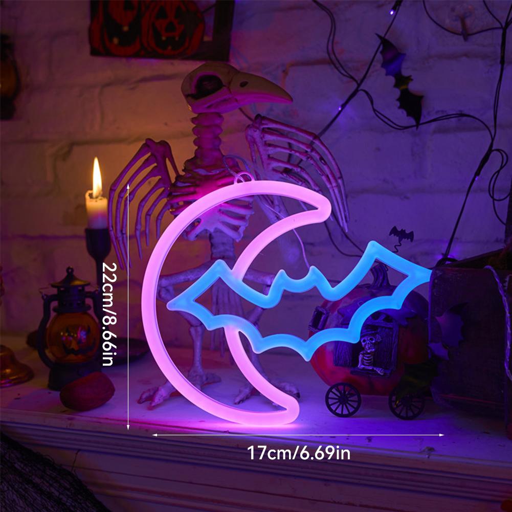 

Геймпад Огонь Луна Звезда Светодиод Яркий Неоновый Свет Ночной Знак Моделирование Лампы Украшения Стены Комнаты Оптовая Продажа Рождество День Рождения Свадьба Moon Bat