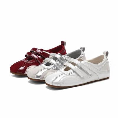Nieuwe veelzijdige platte comfortabele casual schoenen met lage instap voor dames, herfst ballet Mary Jane schoenen dames