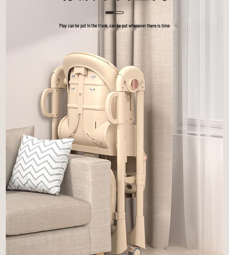 Multifunctional Portable Baby Dining Chair: Foldable, Home & Travel-Friendly.