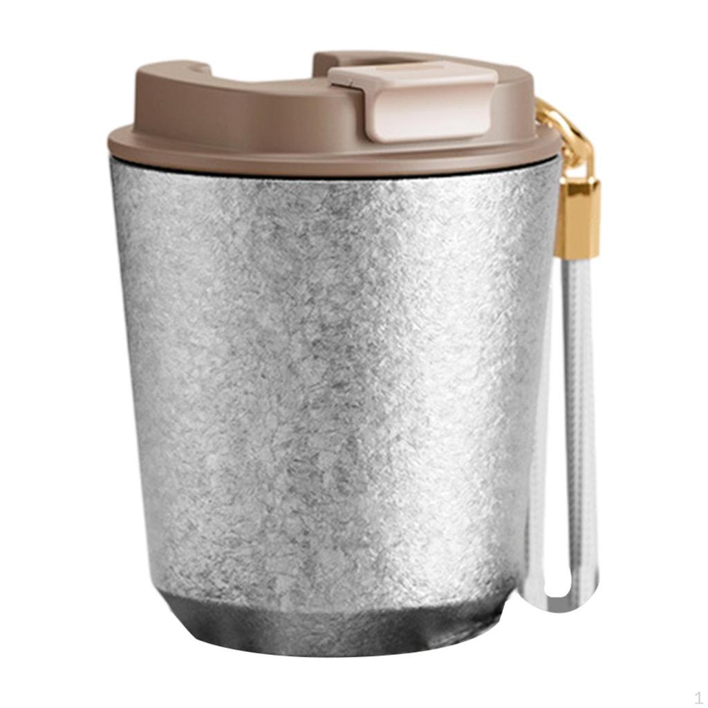 Isolierter Titanbecher Kaffee mit Und Kaltwasserflasche