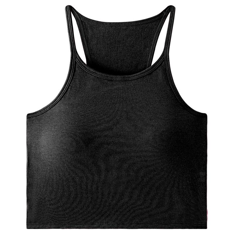 

Женская белая вязаная майка: Стройнящий, сексуальный летний топ со стильной спинкой L (100-125) чёрный