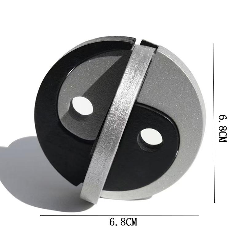 

Unique Tai Chi Luban Lock Wooden Brain Teaser Puzzles for Adults Kids Creative Intellectual Gifts Rompecabezas Madera