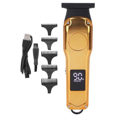 Electric Hair Trimmer 5 Guide Combs High Speed Low Noise USB Rechargeable Haircut Grooming Clipper