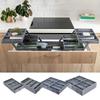 2/3 Tier Adjustable Drawer Organizer Box Trays Make Up Cosmetics Sundries Divider Holder Kitchen Bathroom Closet Jewellery Box