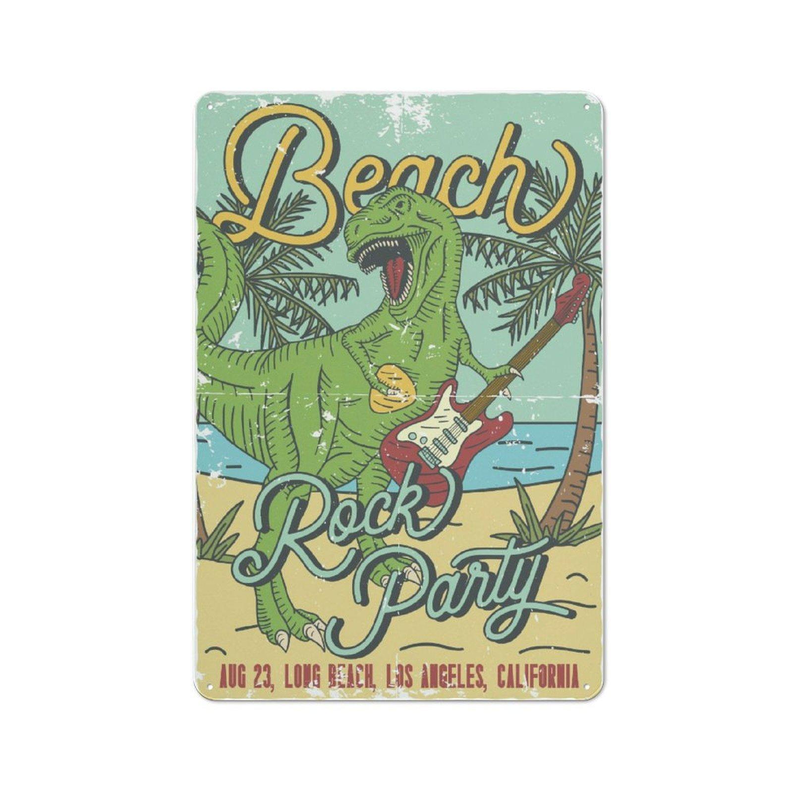 

1Pc Vertical Rustic Tin Wall Decor Metal Sign 2030cm / 3040cm Retro Style For Home Kitchen Garage Cafe Bar 20*30CM