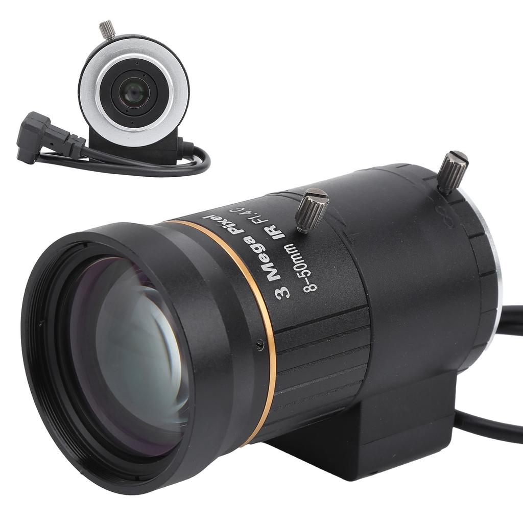 Cameră 3MP Obiectiv Zoom Montură CS Iris Automat 8?50mm FL Accesoriu CCTV de Securitate de Înaltă Definiție