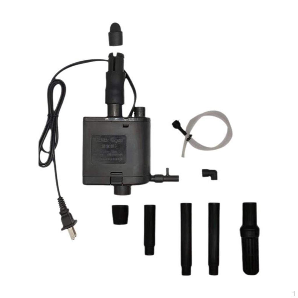 Aquatic habitat purifier, underwater pump, air enrichment, fish container filtration, low noise No