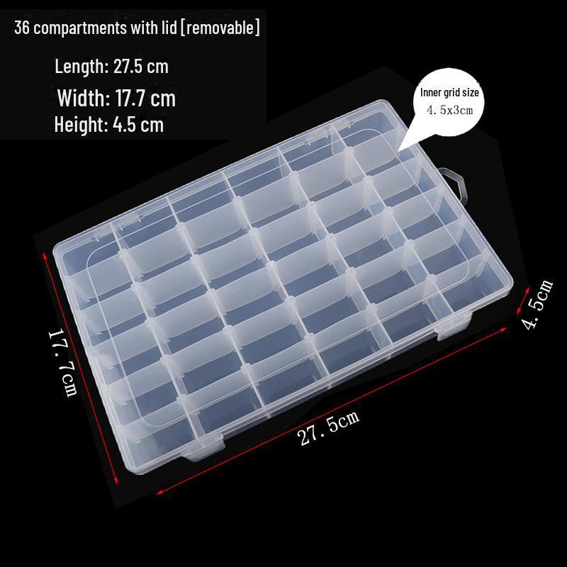 Clear Multifunctional Jewelry Storage Box