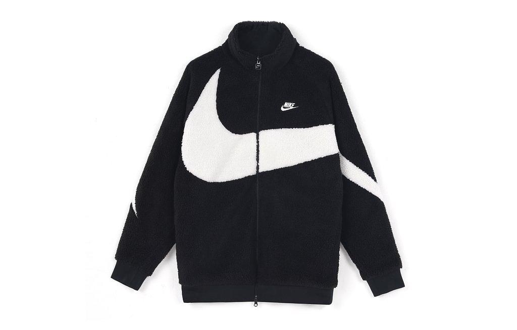 Nike Giacca Boa Reversibile con Grande Swoosh BQ6546-011