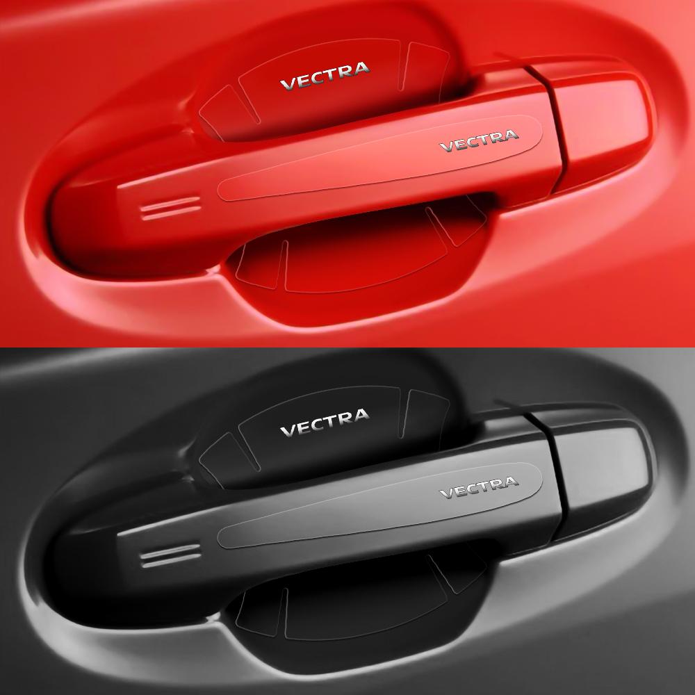 8Pcs Fashion Car Door Handle Scratches Protective Transparent Decoration Sticker For OPEL Zafira Astra Mokka Movano OPC Insignia MI5