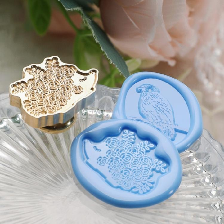 3D Embossed Wax Seal Stamp Head Replacement for Invitations Letter Envelope