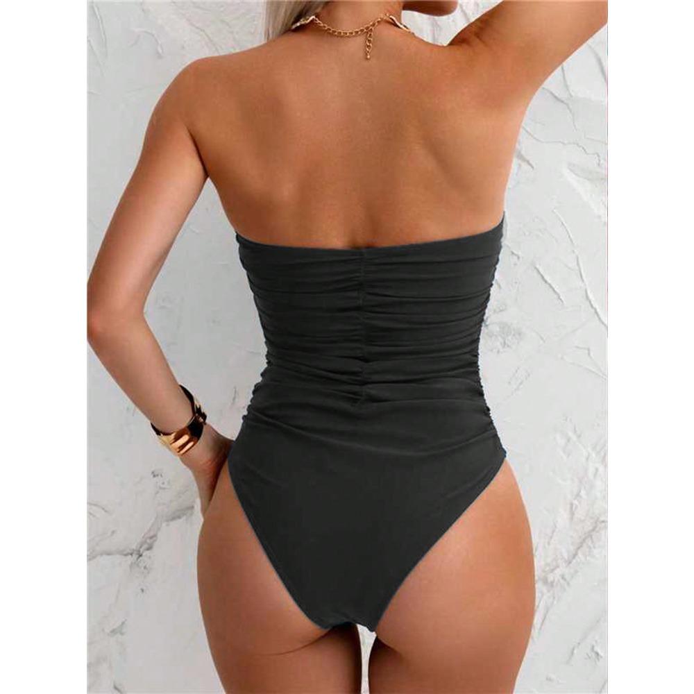 Sexy Neck Einteiliger Damen Badeanzug Premium Badeanzug