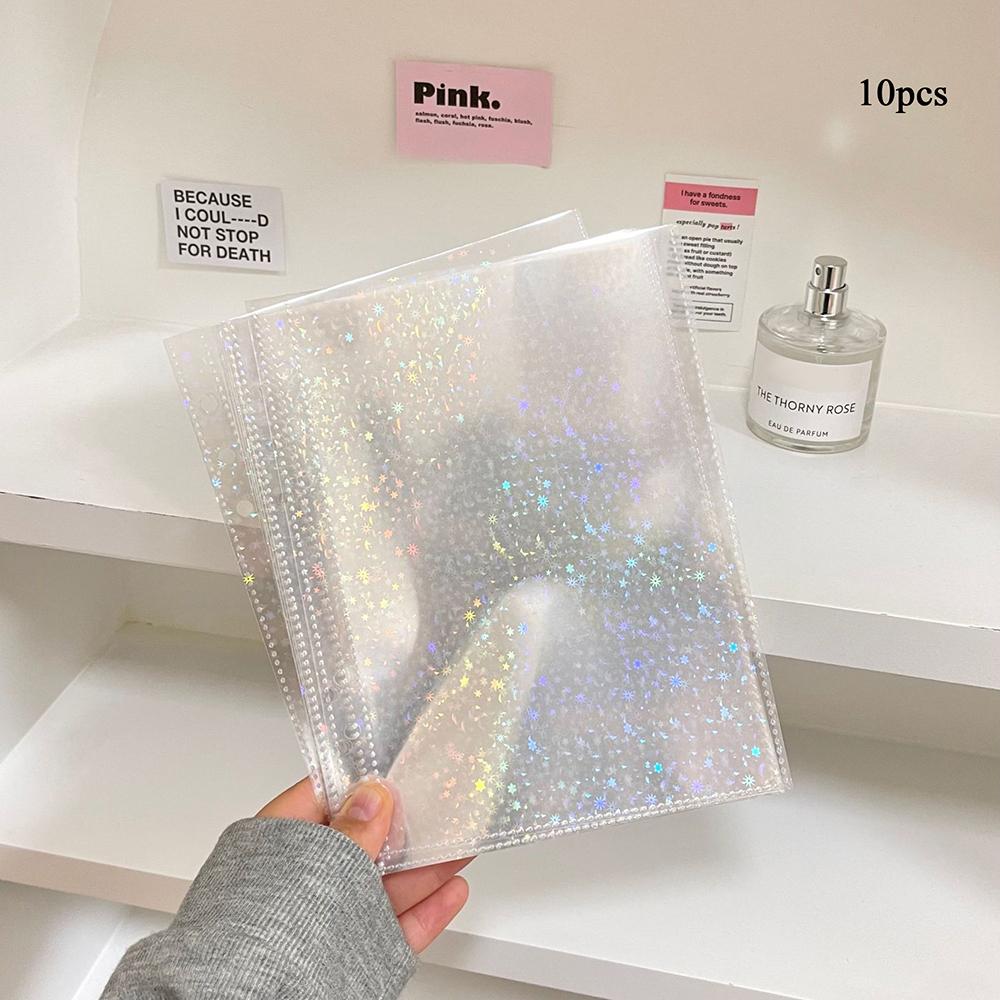 11PCS/Pack A1 Ins Photocard Binder Sleeves Idol Photo Card Holder Photocards Album Storage Bag  Loose Leaf Photo Sleeves