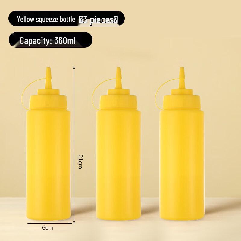 Food Grade Plastic Squeeze Condiment Bottle