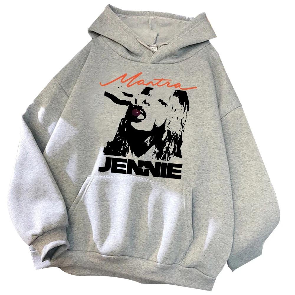 2026 Autumn Winter Adult Men's Women Jennie Hoodie Harajuku Top Unisex Hoodie Daily Fashion Trend Outdoor Street Harajuku Casual Hoodie
