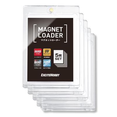 EXCITEHOBBY Kortladdare Set om 5 35PT Magnetisk Laddare Klar UV-skydd Förvarad i Sleeve Display Magnetisk Hållare med Magnetisk Öppning och Stängning