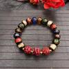 Incense Ash Glaze Five-Color Treasure Beast Bracelet for Men and Women