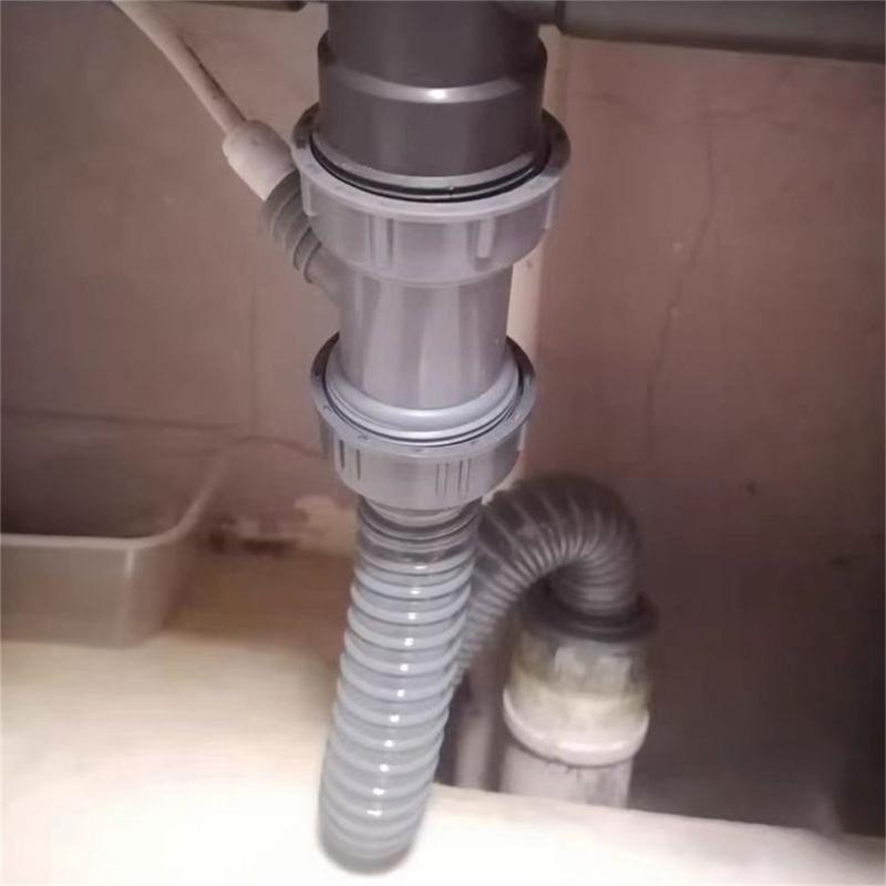 Kitchen Sink Drain Pipe Y Adapter With Strainer Connector & Dishwasher Inlet Upgrades Kitchen Sink Waste Outlet Fittings