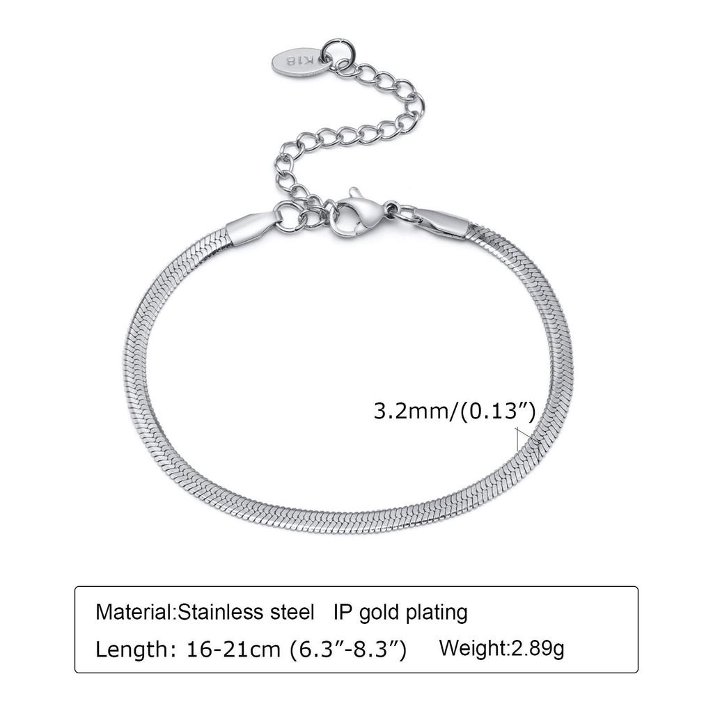 Women's Versatile Twist Chain Bracelet - Stackable and Stylish for Daily Wear