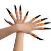 Witch Fingers Nails Halloween Costume Props Fake Witch Nose for Party Club