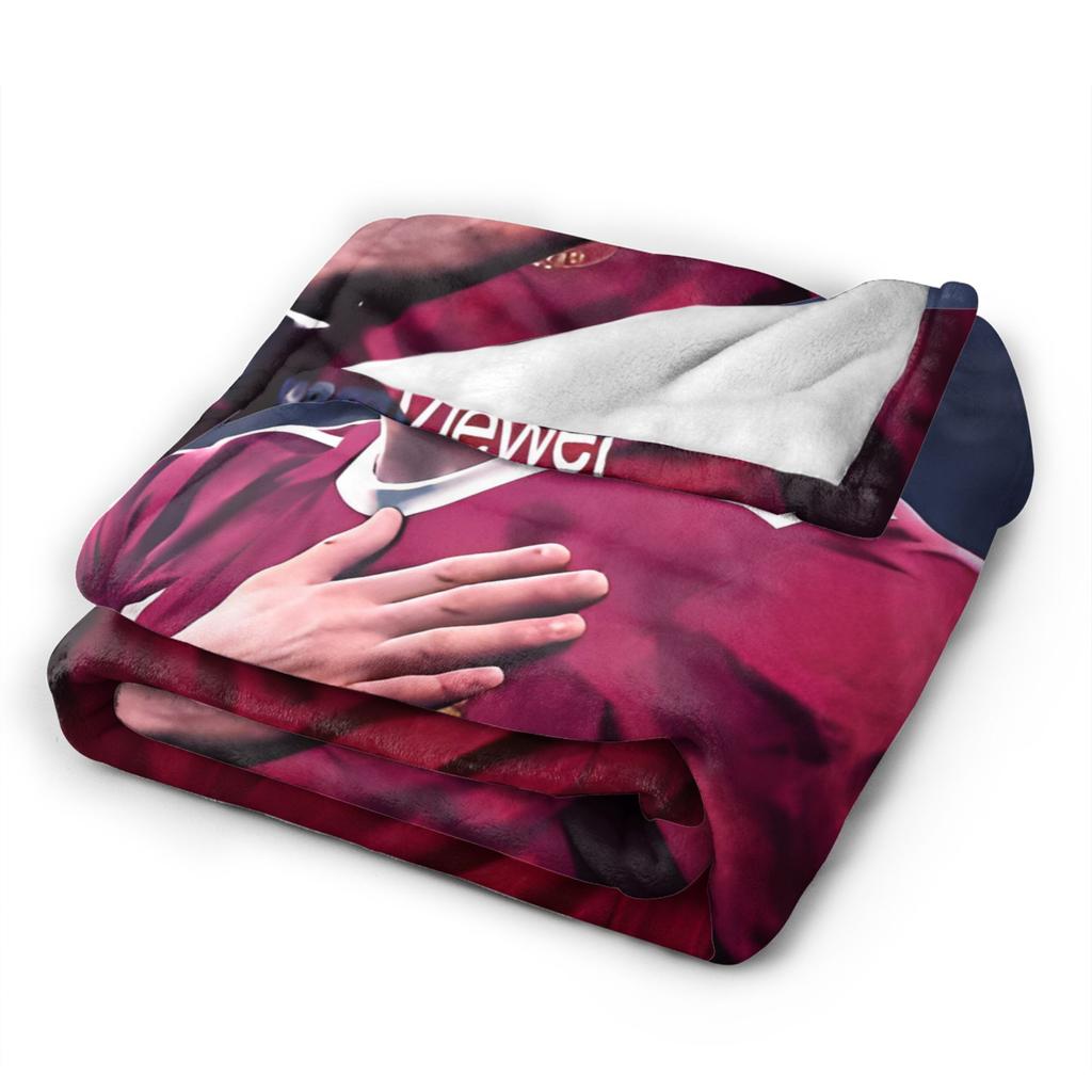 C Ronaldos Football Soccer Blankets  Flannel Funny Breathable Throw Blankets for Home  Winter