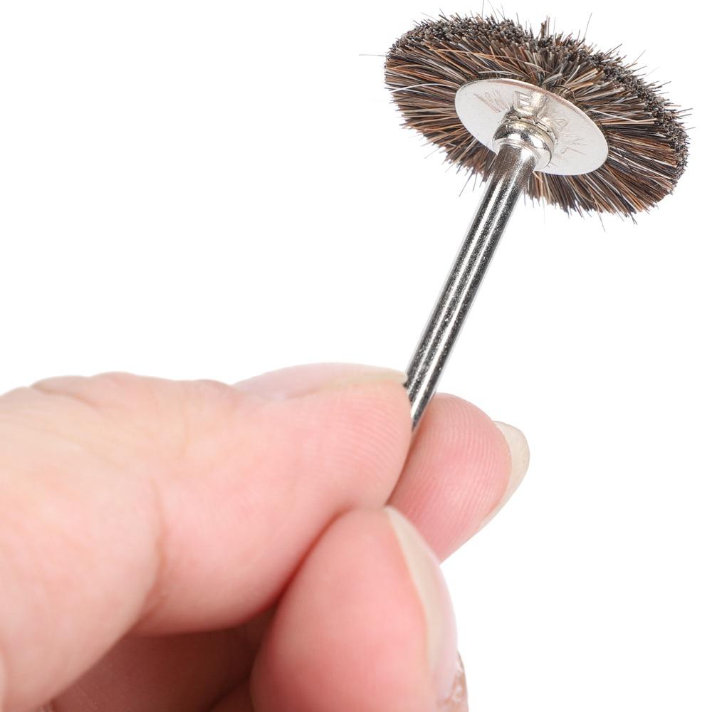 30pcs 25mm Wheel Diameter Brush Wheel Polishing Tool Paint Removal Wheel Brush For Wood Carving