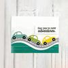Fustelle in Metallo per Taglio Auto Strada Fai da Te Scrapbooking Goffratura Carta Biglietti Stencil Artigianale