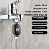 1pc LED Shower Head Thermometer with Visual Water Temp Display Ideal for Children Home Hotel Bathing