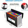 Rainbow 12-24-37Pocket Expanding File - A4 Accordion Folder, Portable Document/Bill/Receipt Holder for Organizing