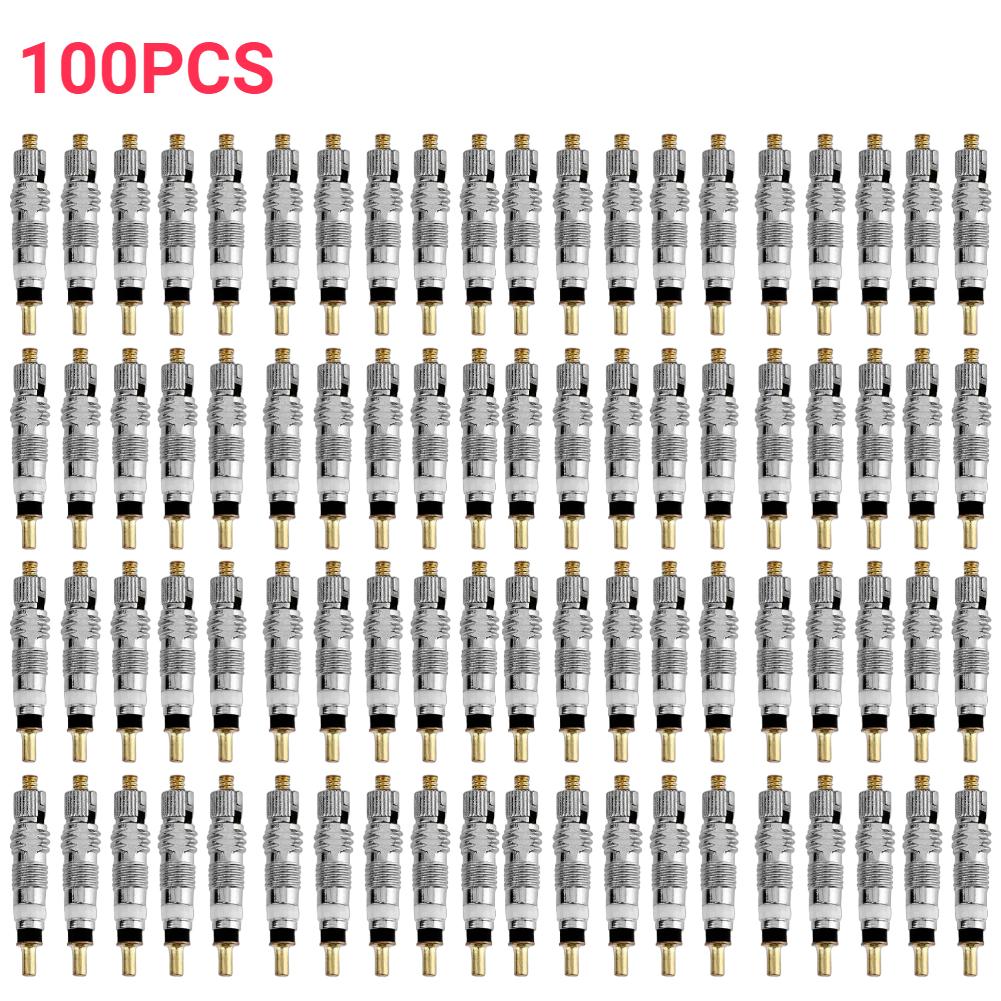 5-100Pcs Detachable Presta Bicycle Valve Core Replacement Brass CNC FV MTB Road Bike Tire Tubes Service Parts Repair Tool