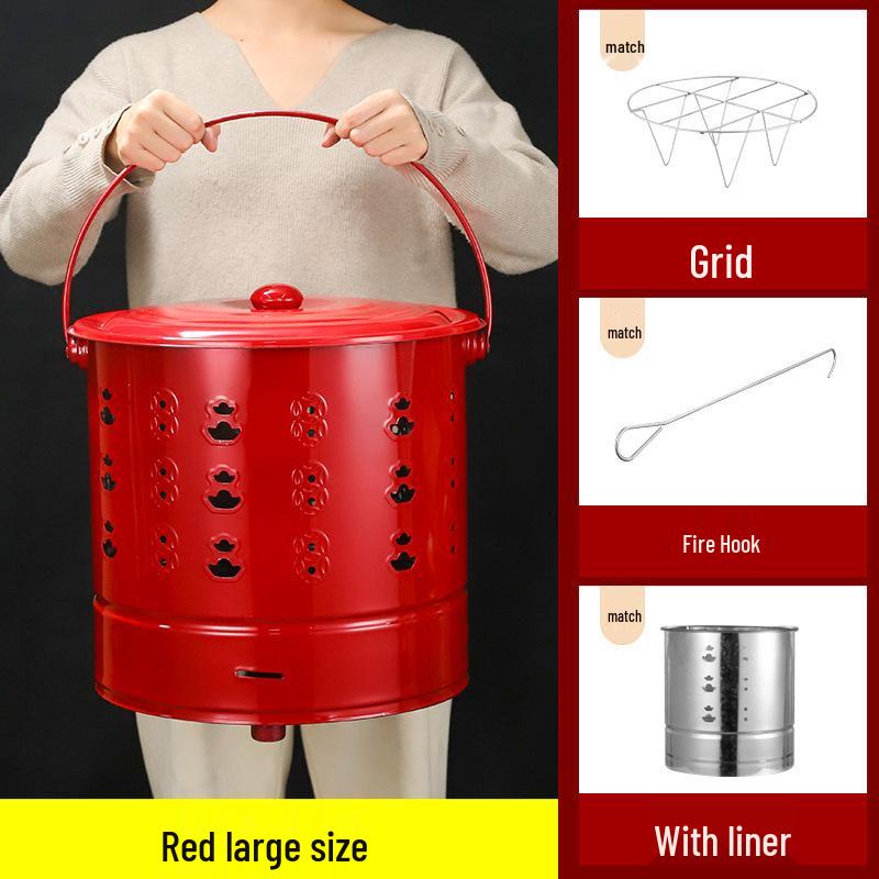 Incinerator Fire Bucket for Burning Paper and Incense
