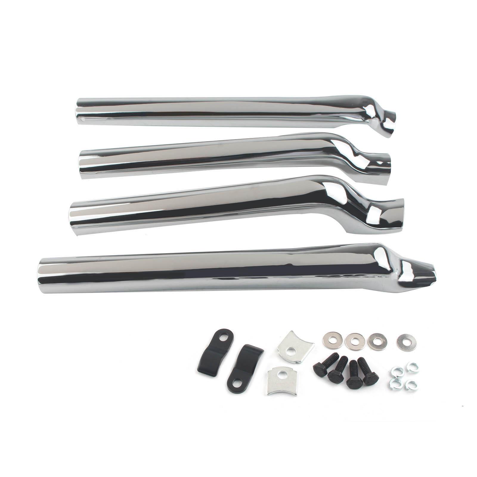 

Для Harley-Davidson Softail Heritage Classic EFI FLSTCI Custom EFI FXSTC Черный Хром Мотоцикл Задние Трубные Накладки Маятника